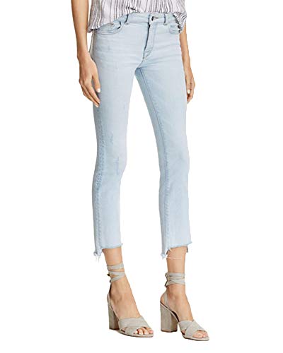 Mara Instasculpt Ankle Straight Step-Hem Jeans In White Hot